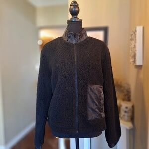 JUICY COUTURE Sherpa "look" full zip jacket size Large